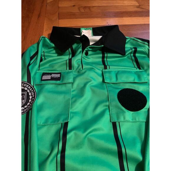 Official Sports US Soccer Referee - New Style - green long sleeve (size L) - Picture 2 of 4